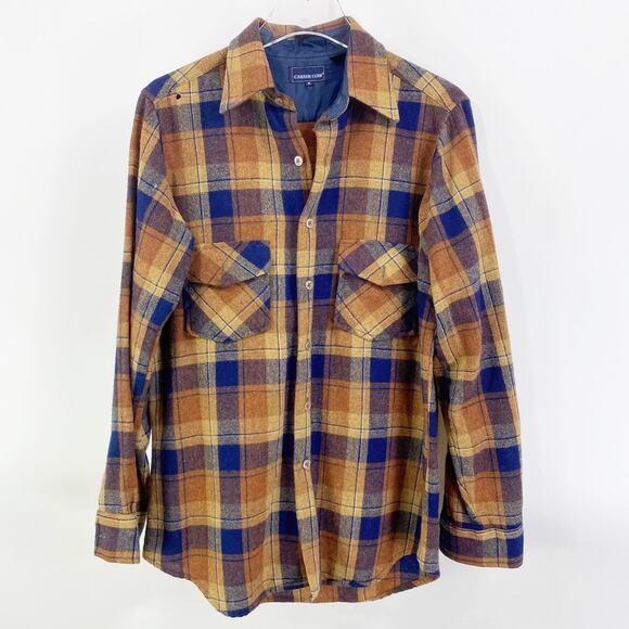 Vintage Other - 90s CAREER CLUB Vintage Plaid Flannel Shirt Dutton Up